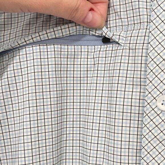 Simms Shirt Mens XL Button Up Short Sleeve Fishing Performance Outdoor Quick Dry - Picture 4 of 10